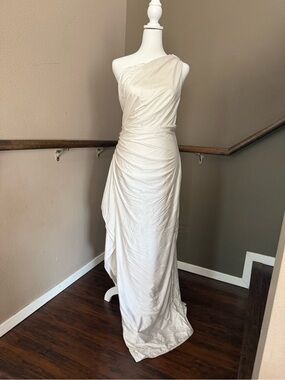 One-Shoulder Evening Gown